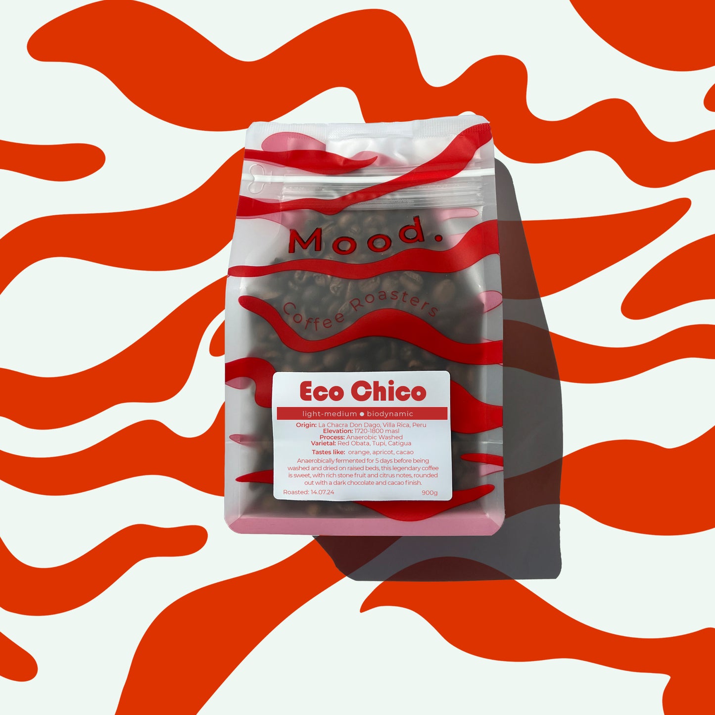 Eco Chico Peru single origin espresso 250g bag — Mood Coffee Roasters Aarhus