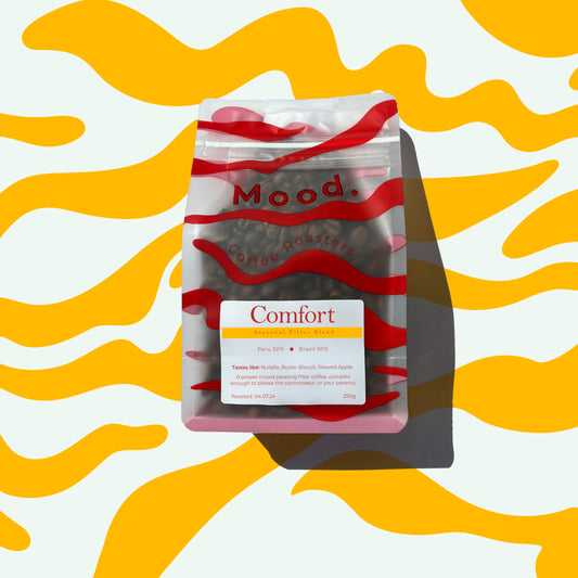 Comfort seasonal filter blend 250g bag — Mood Coffee Roasters Aarhus