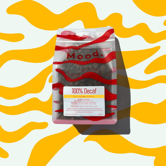 Decaf coffee Colombia 250g bag — Mood Coffee Roasters Aarhus